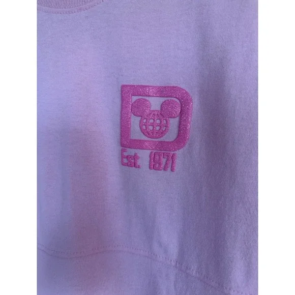 NWT 2025 Disney Parks Walt Disney World Princess Pink Spirit Jersey Size Large L - Picture 4 of 4